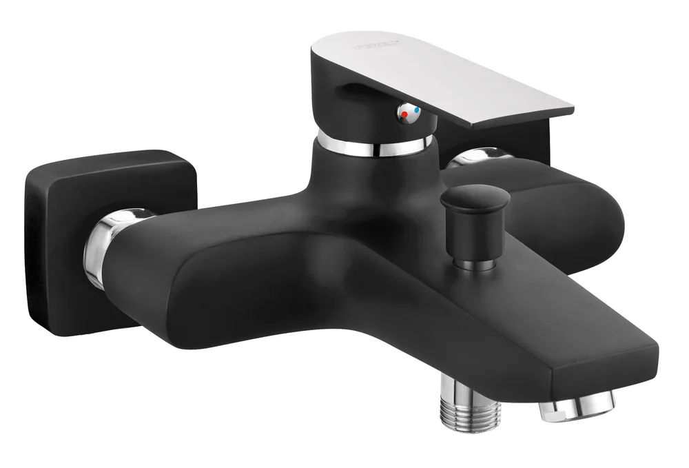 Смеситель для ванны Ferro Square Black BAQ1BLC