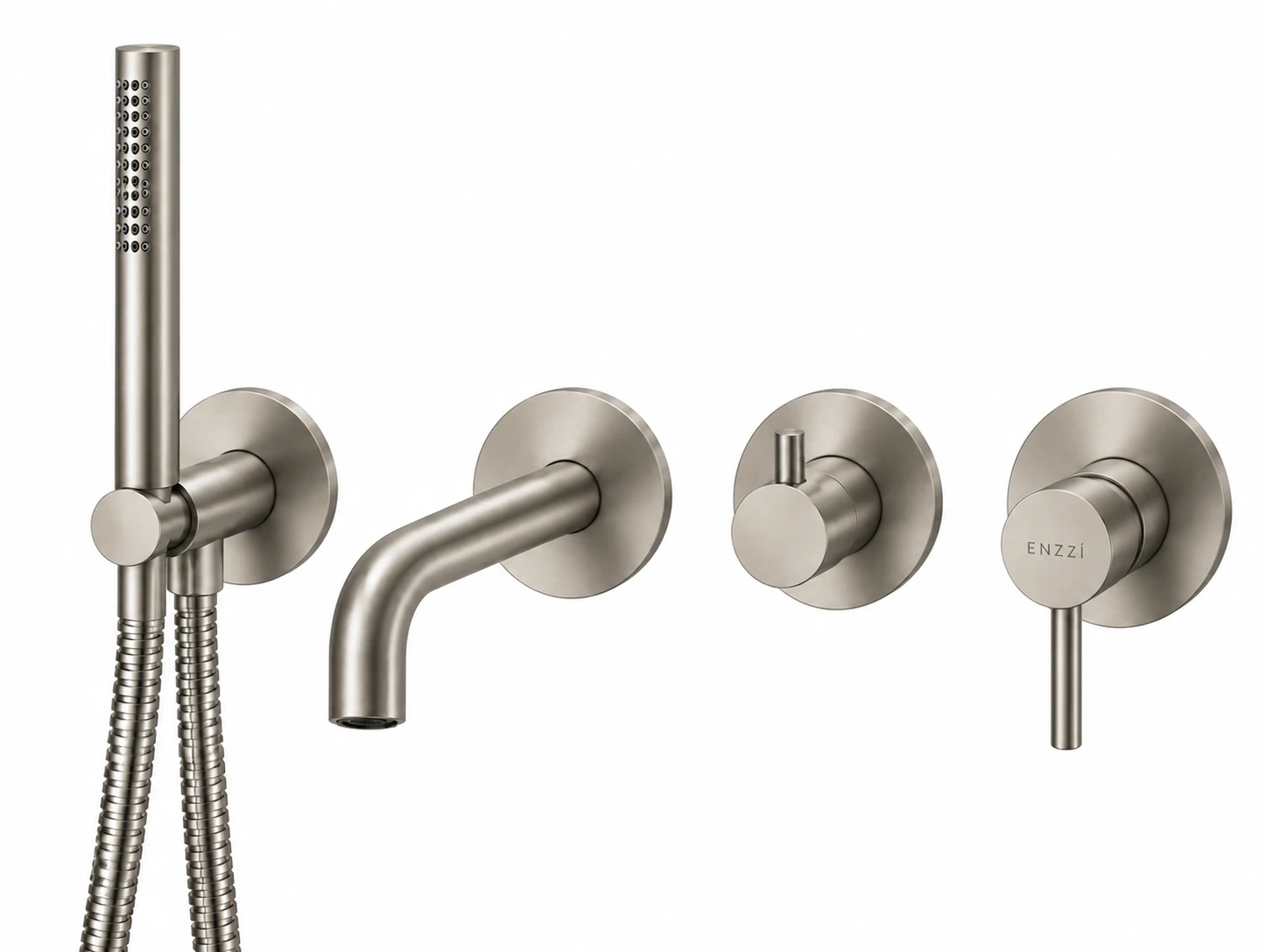 Baterie cada încastrată Enzzi Forma Brushed Nickel