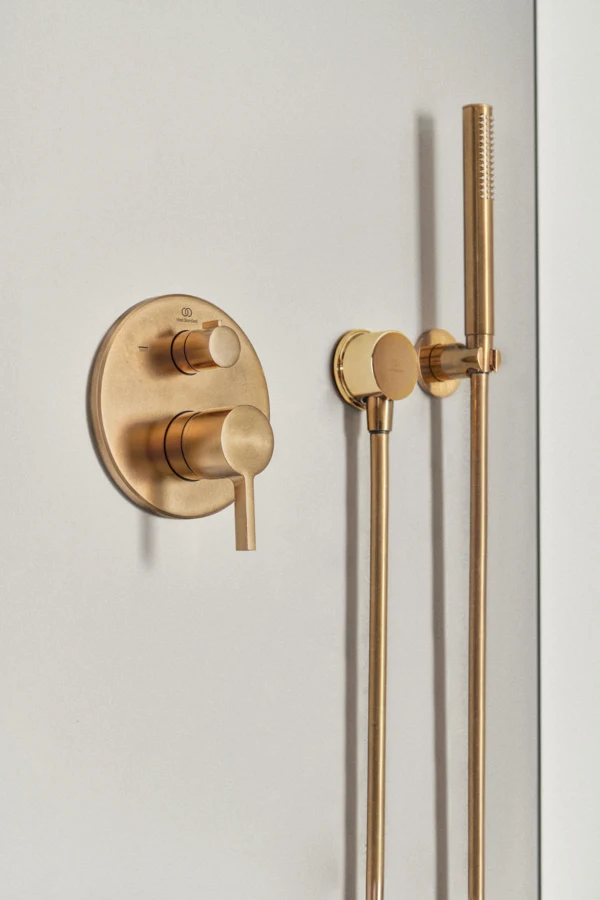 Встраиваемый смеситель для душа 2 режима Ideal Standard Atelier Joy Brushed Gold — 3