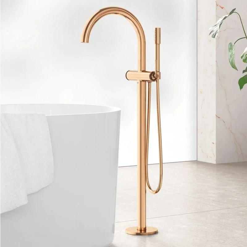 Baterie freestanding pentru cada Grohe Atrio Warm Sunset — vedere 2