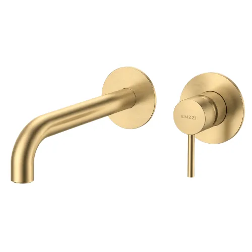 Baterie încastrată lavoar ENZZI Forma Brushed Champagne + corp instalare