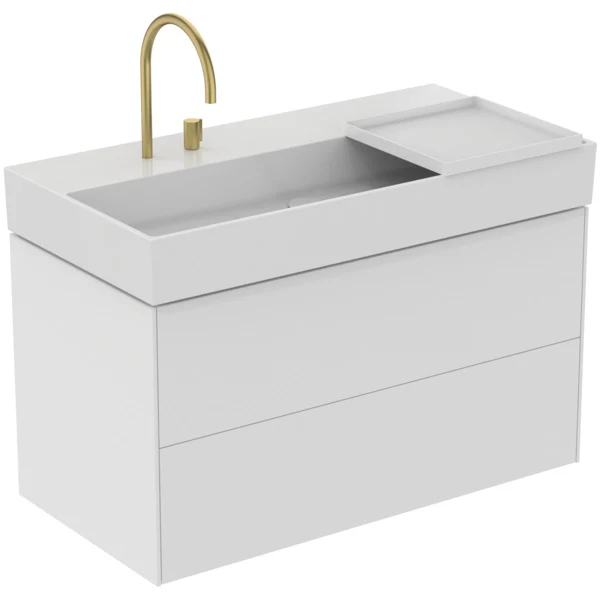 Смеситель для раковины Ideal Standard Atelier Solos Round Brushed Gold — 2