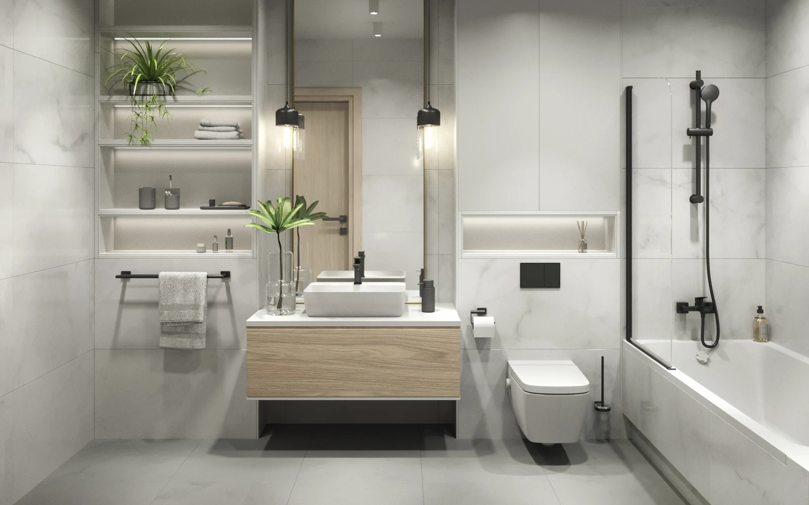 Смеситель для раковины высокий Ferro Vitto Black BVI2LVLBL — 2