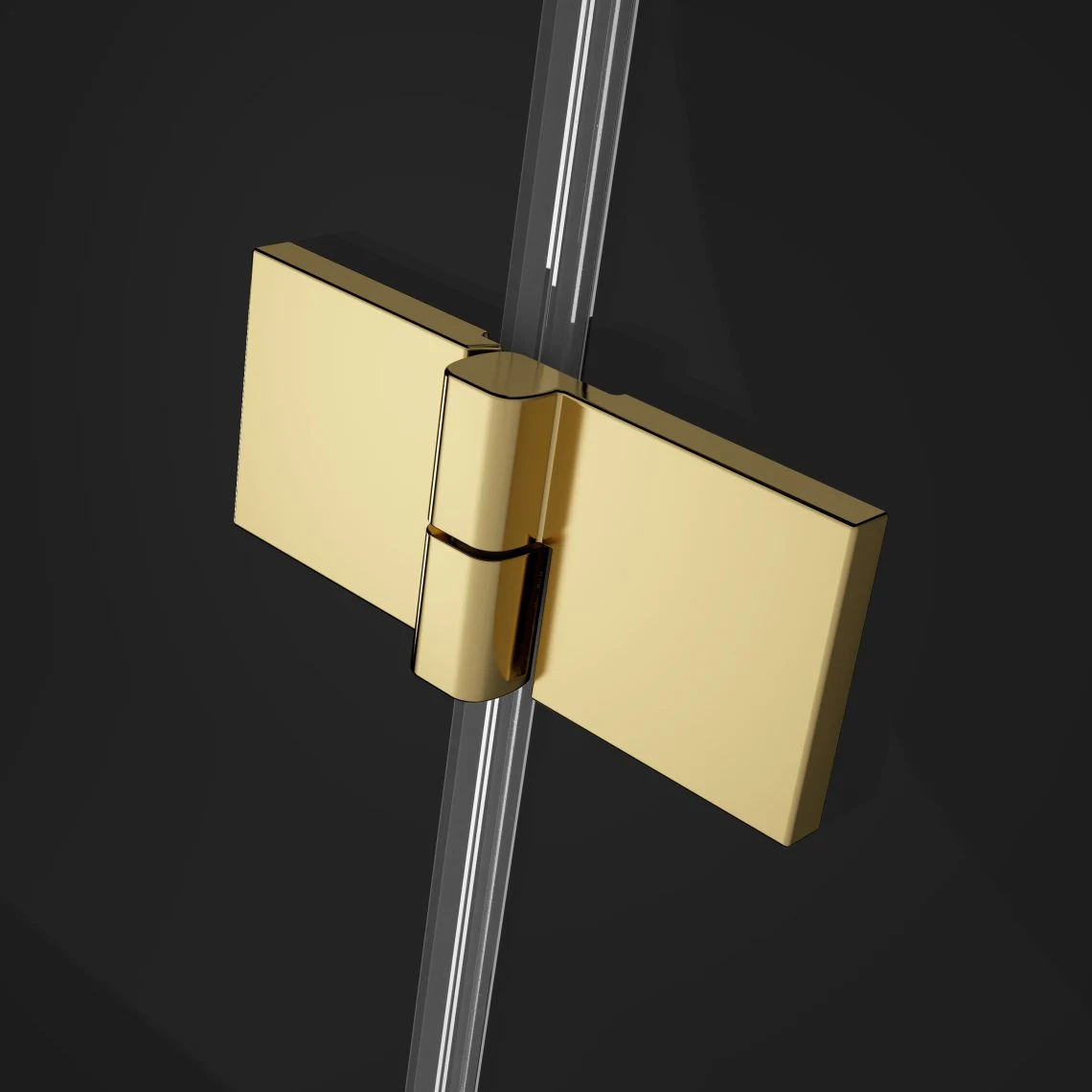Cabina dus Radaway Essenza Pro Gold PDD 90x90 h=200 — 3