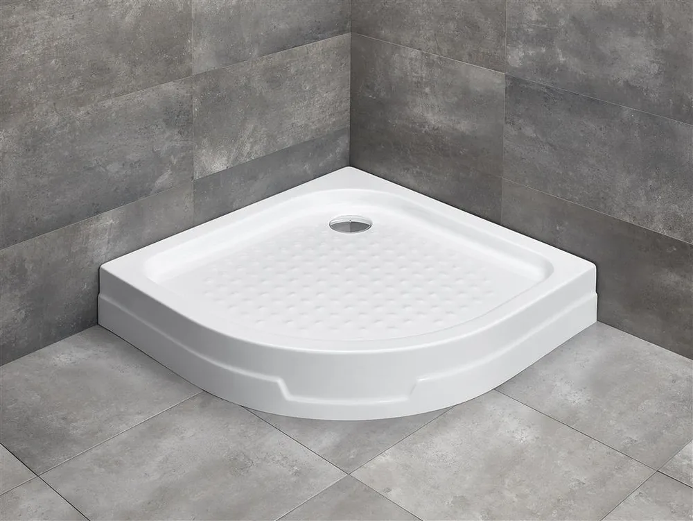 Cadita dus din acril Radaway Rodos A 80x80x16.5 cm