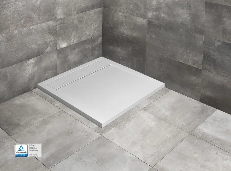 Душевой поддон из искусственного камня Radaway Teos C 90x90x4 cm White