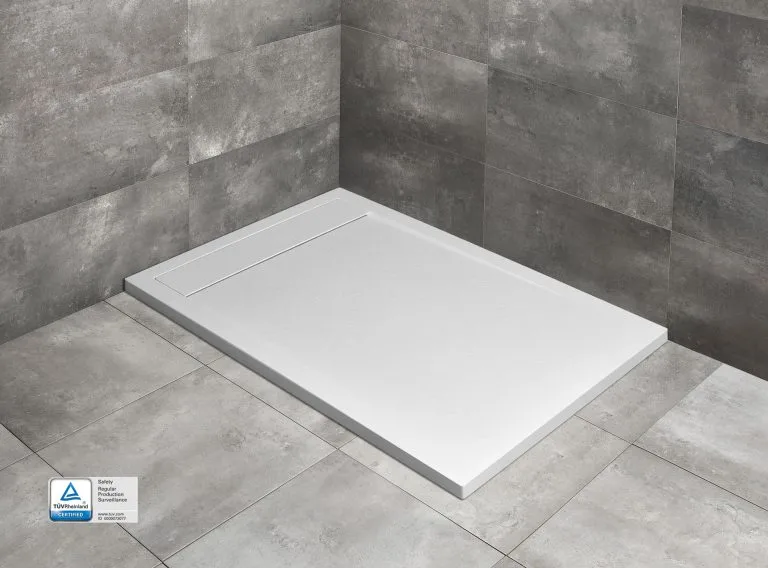 Душевой поддон из искусственного камня Radaway Teos F 100x90x4 White