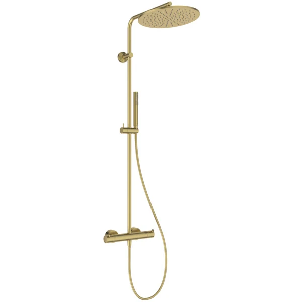 Душевая система термостатическая Ideal Standard Ceratherm T125 Brushed Gold — 1