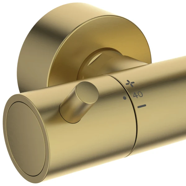 Душевая система термостатическая Ideal Standard Ceratherm T125 Brushed Gold — 2
