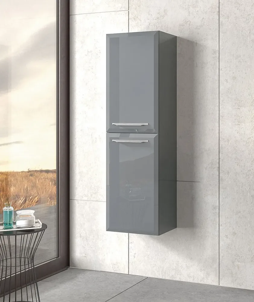 Шкаф-пенал Orka Nuvola Anthracite 138x40x32 cm