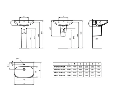 Lavoar Ideal Standard i.life A 60x48 cm — vedere 8
