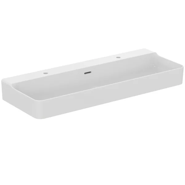 Lavoar pe blat Ideal Standard Atelier Conca 120x45 cm 2 baterii