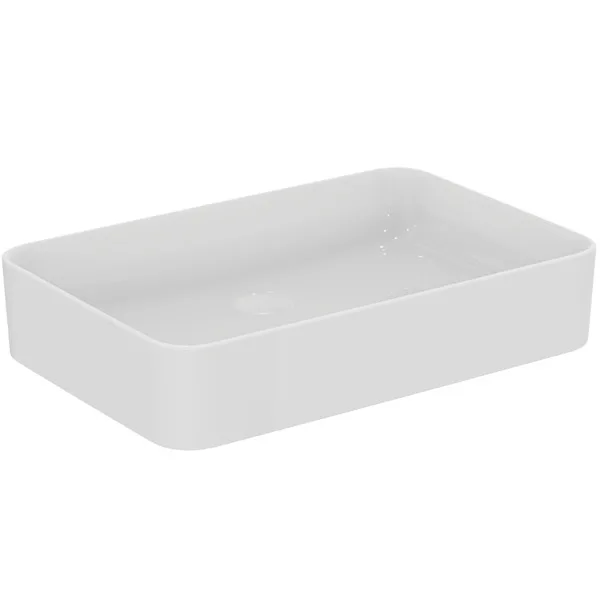 Lavoar pe blat tip bol Ideal Standard Atelier Conca 60x40 cm Alb Lucios