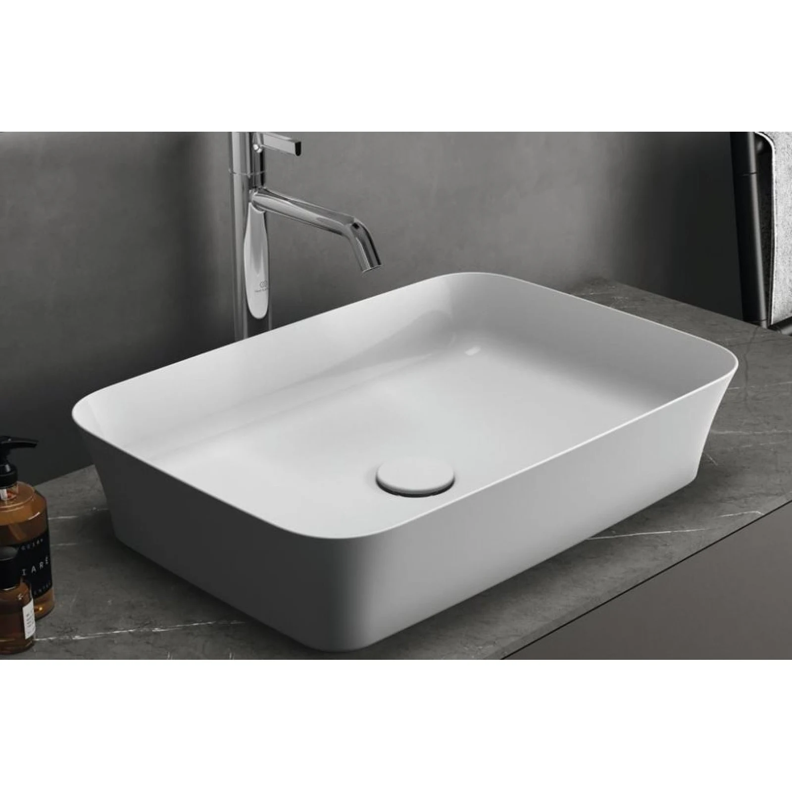 Lavoar pe blat tip bol Ideal Standard Atelier Ipalyss cu preaplin 55x38 cm — 4