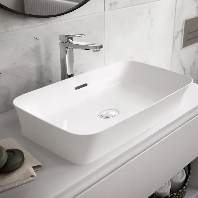 Lavoar pe blat tip bol Ideal Standard Atelier Ipalyss cu preaplin 55x38 cm
