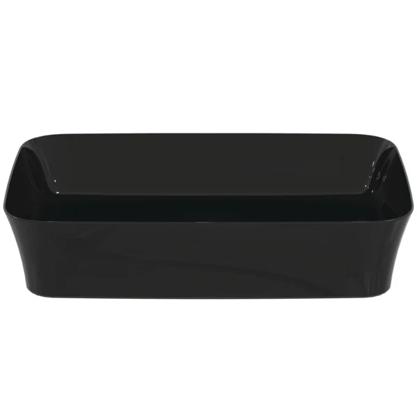 Умывальник на столешнице типа чаши Ideal Standard Atelier Ipalyss без перелива 55x38 cm Черный Глянцевый — вид 2