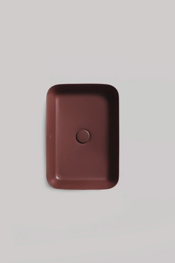 Умывальник на столешнице типа чаши Ideal Standard Atelier Ipalyss без перелива 55x38 cm Pomegranate — 4