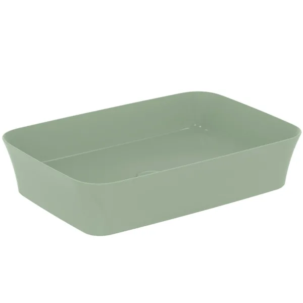 Lavoar pe blat tip bol Ideal Standard Atelier Ipalyss fara preaplin 55x38 cm Salvie