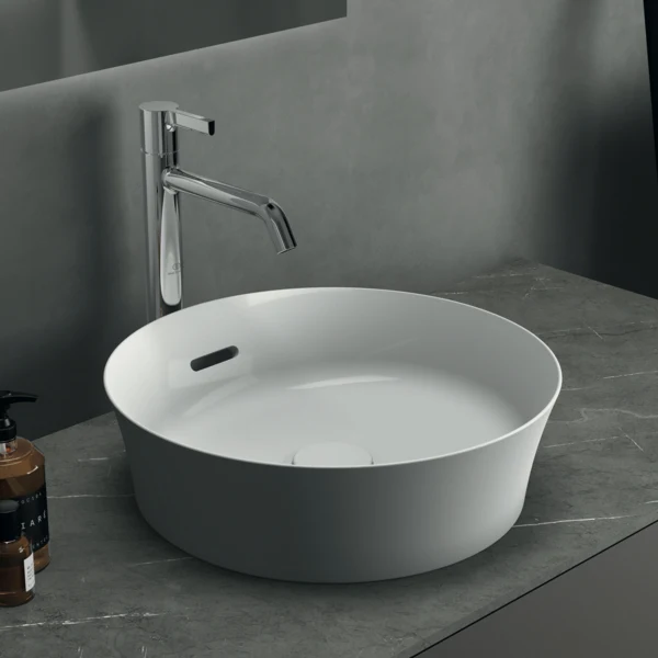 Умывальник на столешнице типа чаши Ideal Standard Atelier Ipalyss Round с переливом D.40 cm — 3