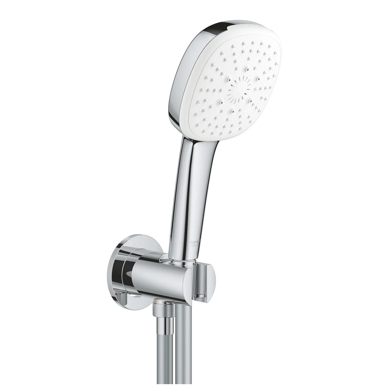 Para duș cu 3 pulverizări cu furtun și suport Grohe Tempesta Cube — 1