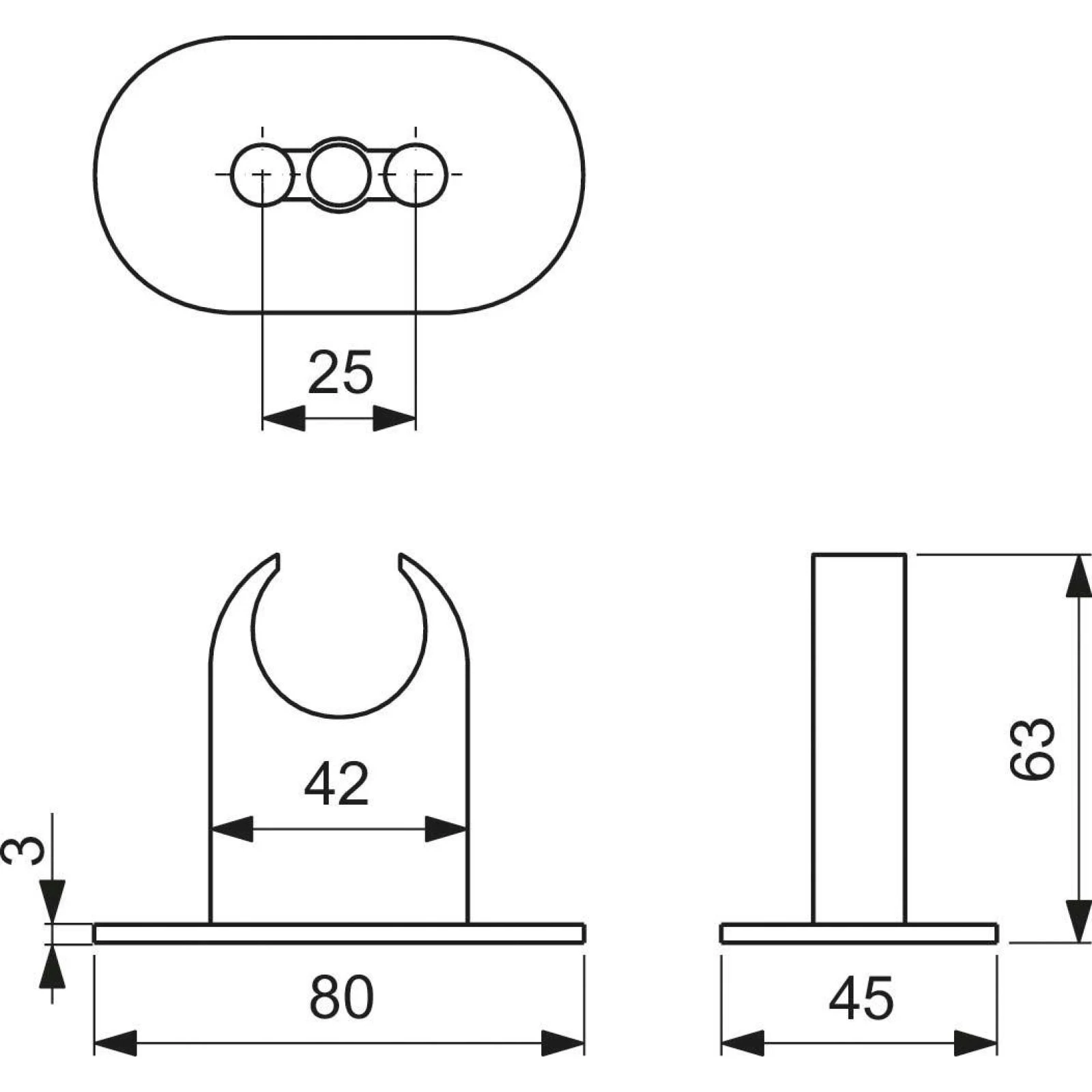 Suport para duș Ideal Standard IdealRain — 3