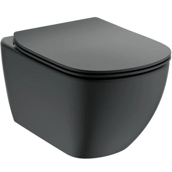 Vas WC suspendat Ideal Standard Tesi AquaBlade Negru Satinat — 2