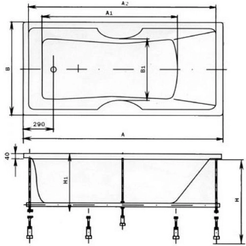 Подставка для ванны FT 33001