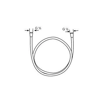 Furtun de duș Kludi Suparaflex 160 cm — 2