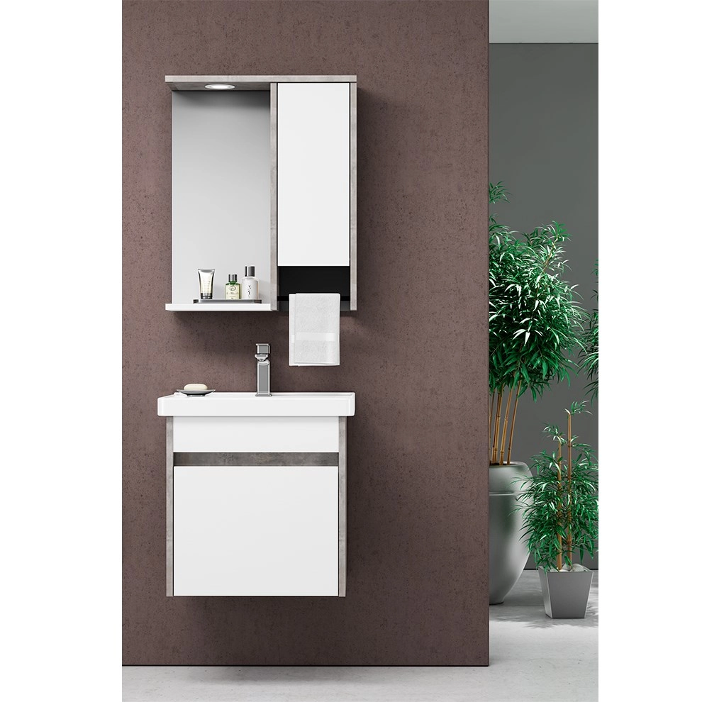 Oglinda cu dulap ORKA Aydos 55 White