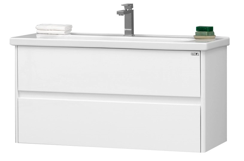 Умывальник с тумбой ORKA Duden 80 White — 2