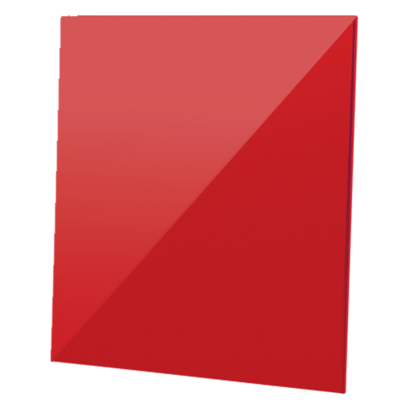Panou decorativ din sticla pentru ventilator BLAUBERG DPO 100/180 Glass Red