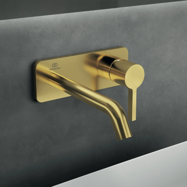 Baterie încastrată lavoar Ideal Standard Atelier Joy Brushed Gold (cu placa) — 2