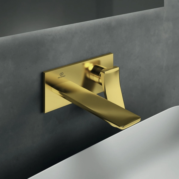 Смеситель встраиваемый для раковины Ideal Standard Atelier Conca Brushed Gold — вид 3