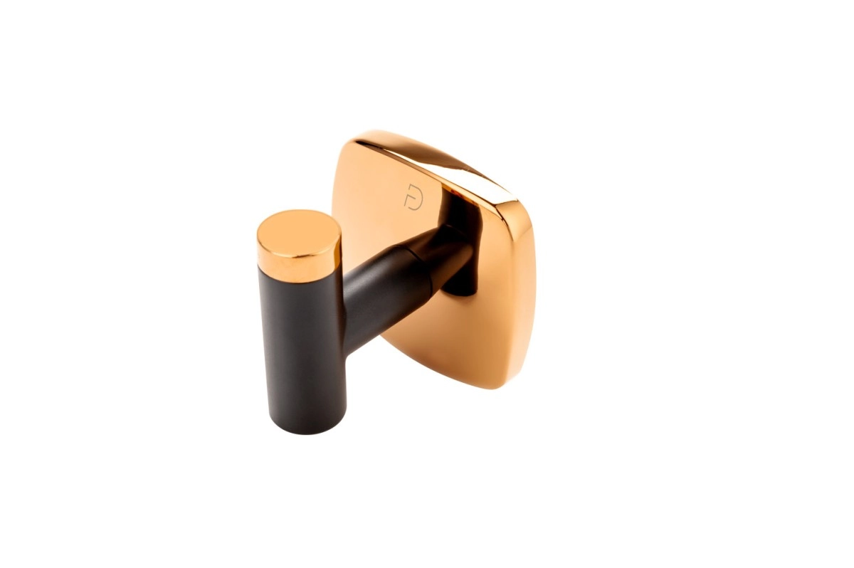 Cuier FDesign Merida, negru-roz auriu
