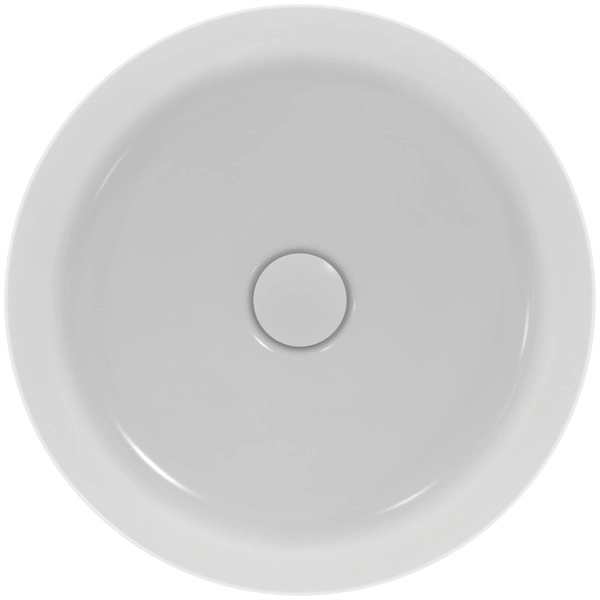 Умывальник на столешнице типа чаши Ideal Standard Atelier Ipalyss Round без перелива D.40 cm Белый Матовый — 2