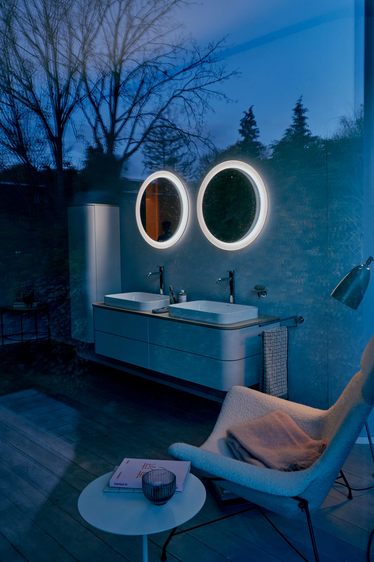 Зеркало с LED подсветкой Duravit Happy D.2 d.900 mm HP7486G00000000 — 3