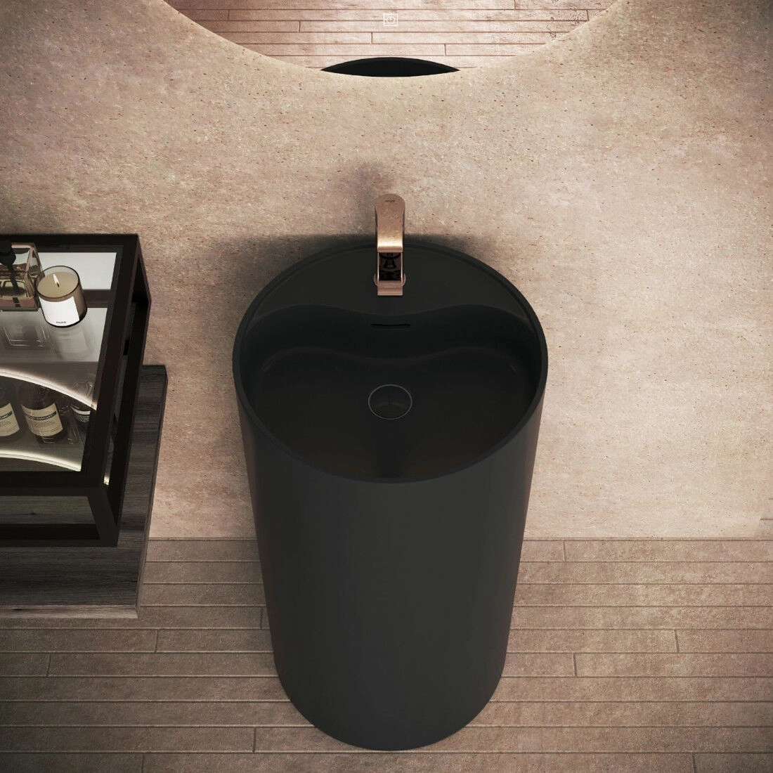 Lavoar freestanding Savini Due Libera D.45 cm — 2