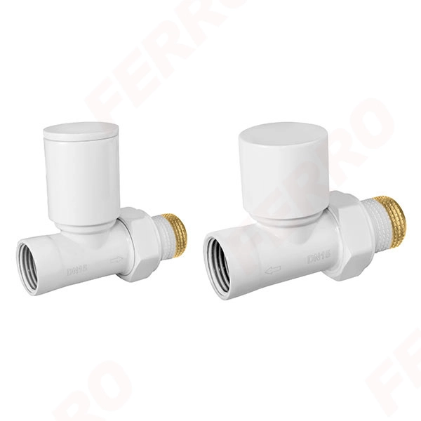 Set robinet tur/retur Ferro 1/2  ZGB30WH drepti