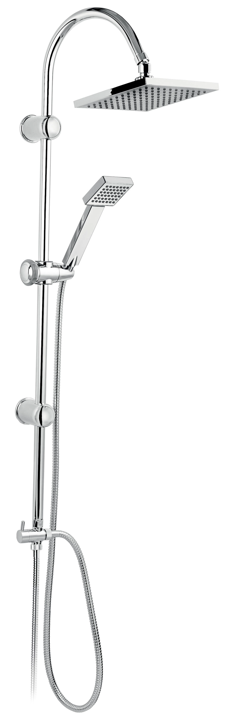 Bara dus cu pălărie duș Ferro Squerto Chrome NP22
