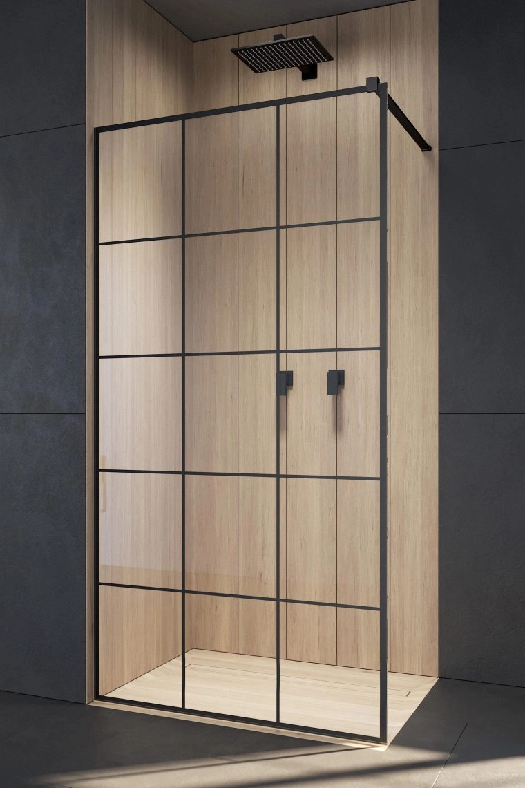 Душевая перегородка Radaway Walk-In Modo New Black II 100x200 Factory