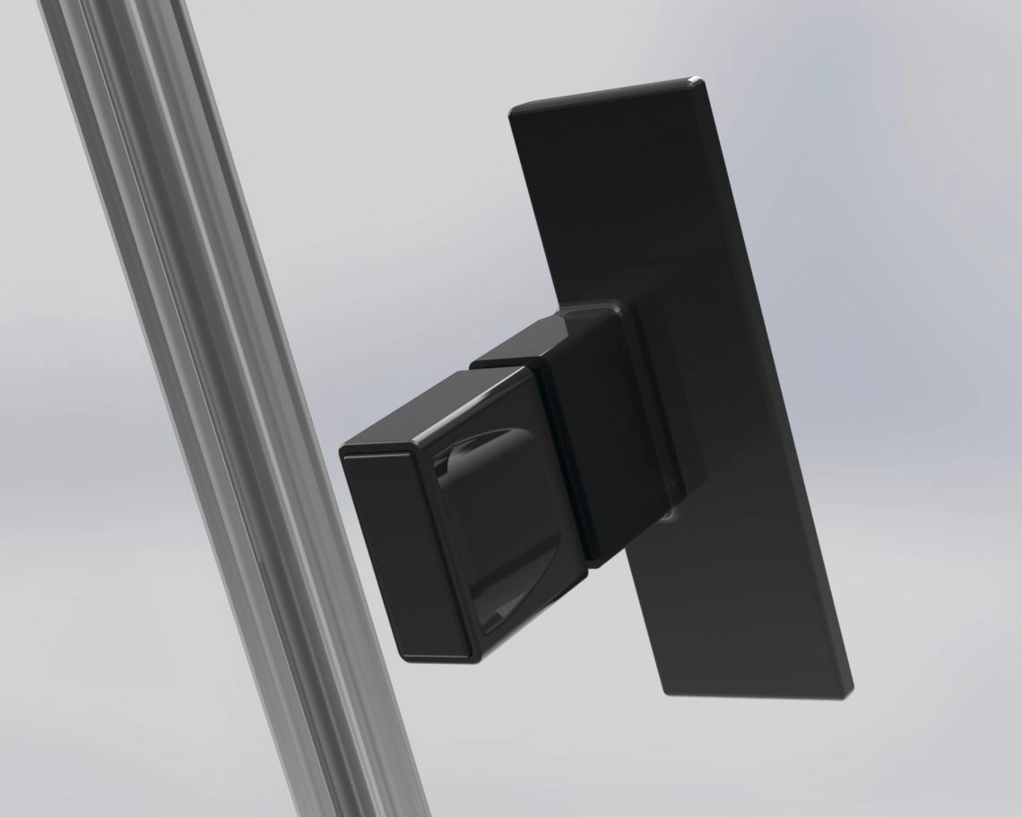 Двери в нишу Radaway Nes 8 Black DWJ I Frame 100x200 Правая — 4
