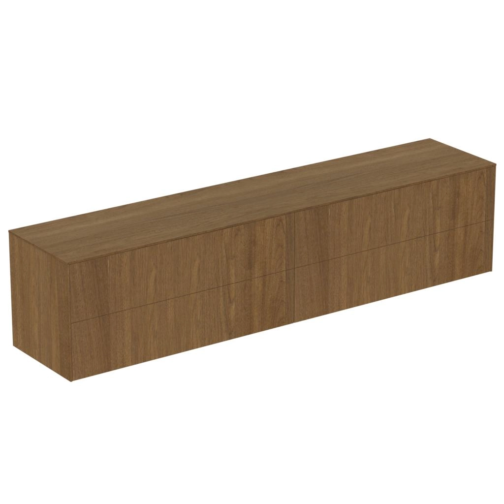 Mobilier pentru lavoar pe blat Ideal Standard Atelier Conca 240cm Nuc (T4338Y5)