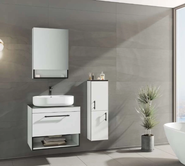 Dulap penal ORKA Knidos 99x30x20 White — 1