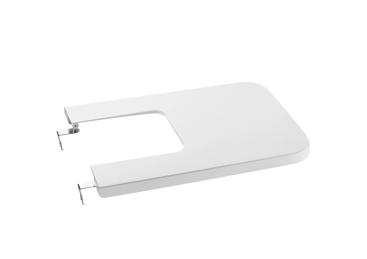 Capac bideu Roca Inspira Square Soft Close Alb Lucios