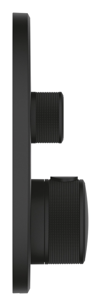 Встраиваемый термостатический смеситель для душа 2 режима Grohe Grohtherm Smartcontrol Phantom Black — 2