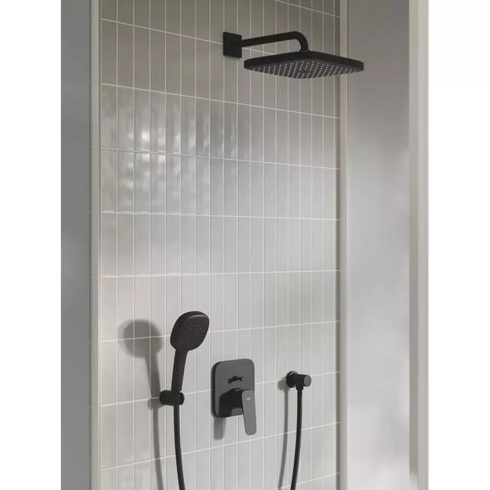 Душевой комплект Grohe Cubeo Black — вид 2