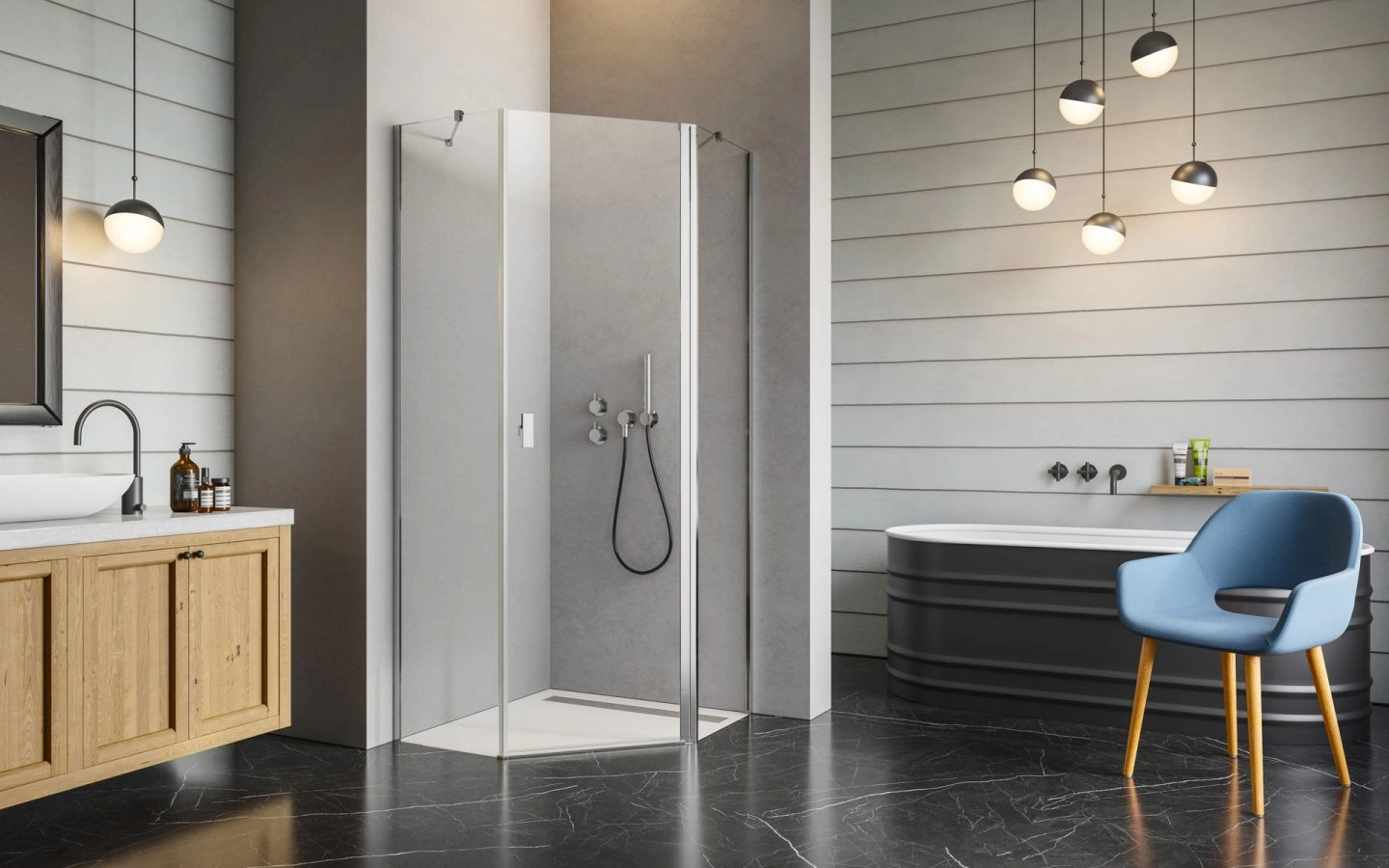Cabina dus Radaway Nes PTJ 90x90, 100x100