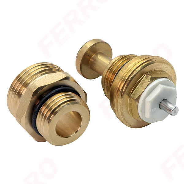 Компенсирующе-измерительный клапан M30x15 + ниппель 1/2 x 3/4