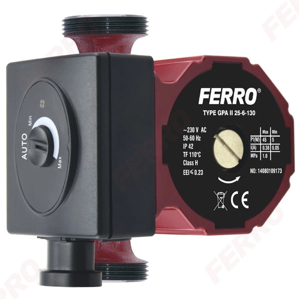 Pompa circulatie Ferro GPA 25-6 (130) 0604W — 1