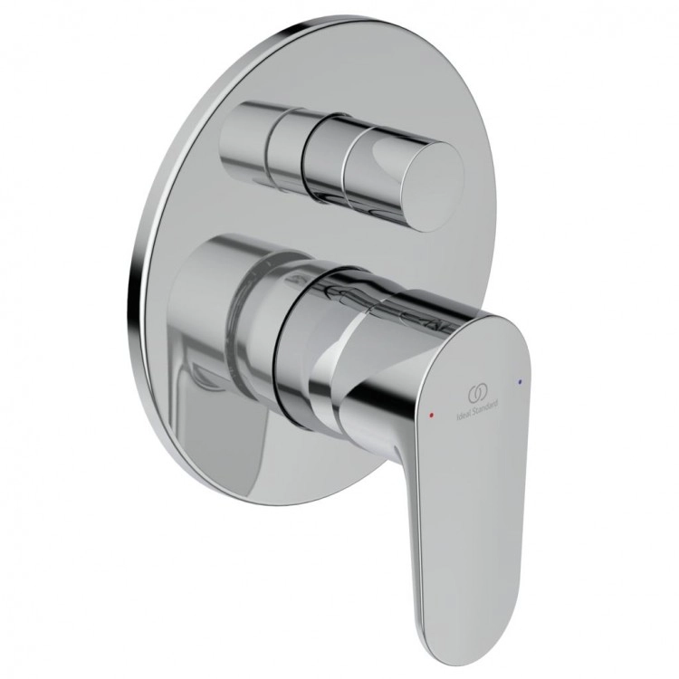 Baterie duș încastrată 2 cai Ideal Standard Cerafine O Chrome + corp instalare